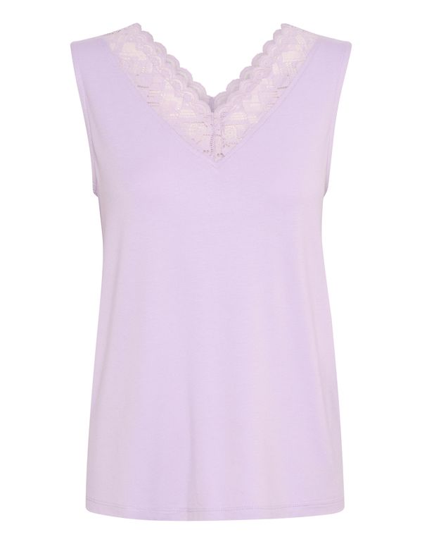 Cream Cream Top  lila