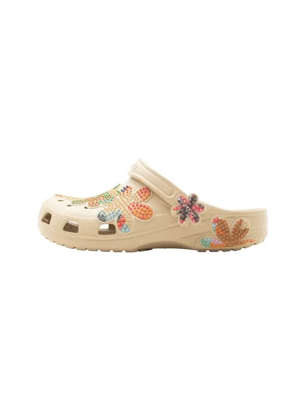 Crocs Crocs Cokle 'Classic'  bež / zelena / robida / temno oranžna