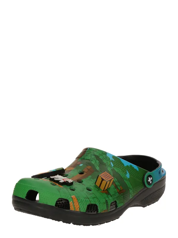 Crocs Crocs Cokle 'Minecraft'  umbra / svetlo siva / jelka / črna
