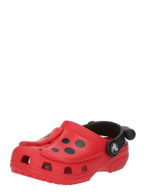 Crocs Crocs Odprti čevlji 'Classic IAM Ladybug'  rdeča / črna / bela
