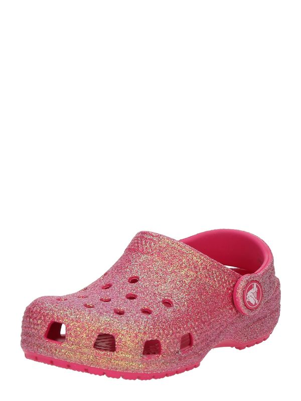 Crocs Crocs Odprti čevlji 'Classic Iridescent'  roza / bela