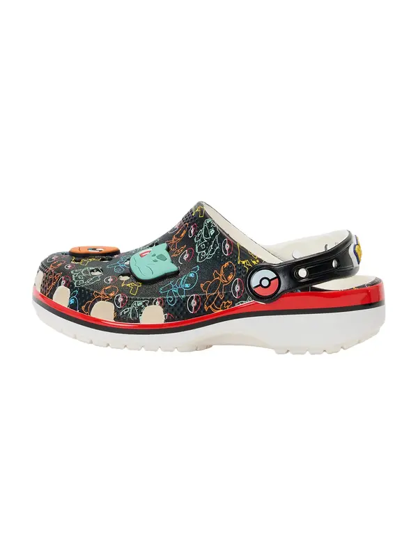 Crocs Crocs Odprti čevlji 'Classic'  meta / oranžna / rdeča / črna