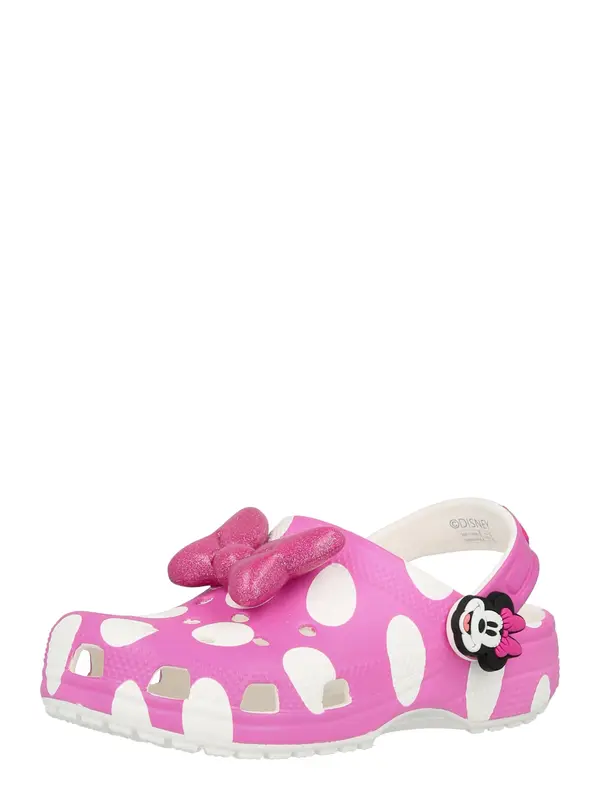Crocs Crocs Odprti čevlji 'Minnie Mouse Cls'  roza / bela