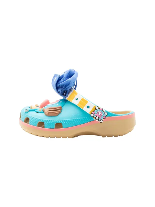 Crocs Crocs Odprti čevlji 'One Piece Chopper'  modra / voda / rjava / svetlo rdeča