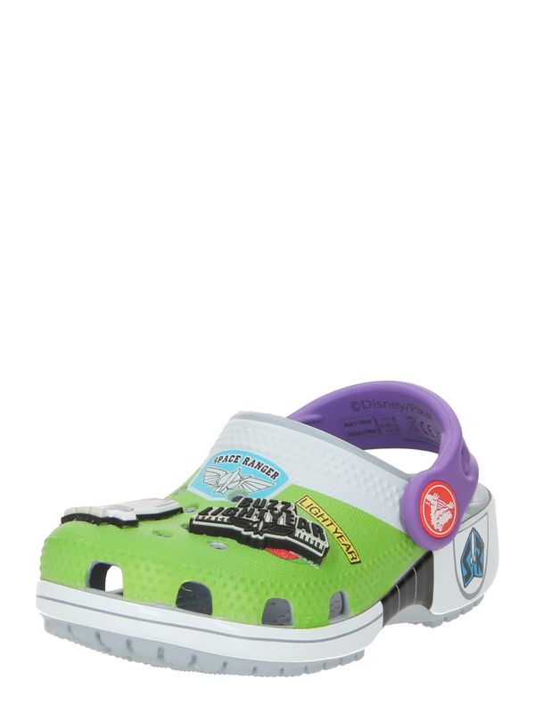 Crocs Crocs Odprti čevlji 'Toy Story Buzz Classic'  pastelno modra / travnato zelena / lila / črna