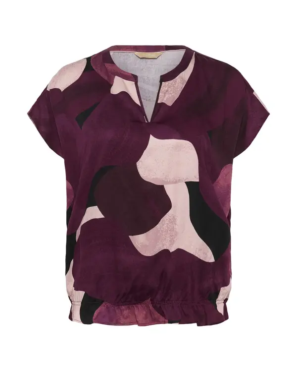 CULTURE CULTURE Bluza 'Dana'  rosé / vinsko rdeča / črna