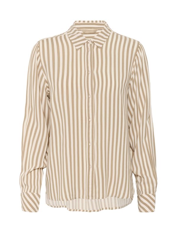 CULTURE CULTURE Bluza 'Denia'  svetlo bež / kaki