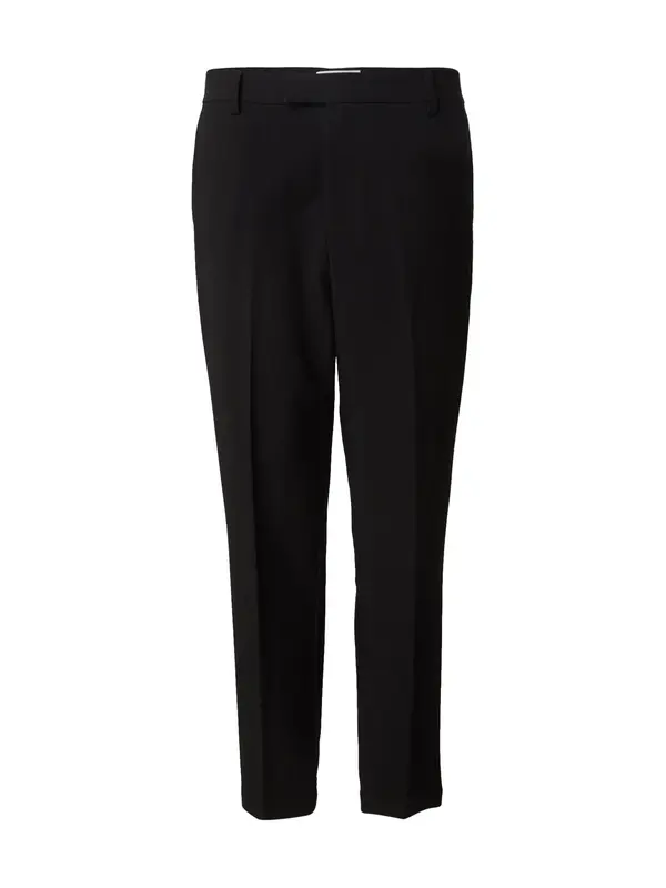 DAN FOX APPAREL DAN FOX APPAREL Hlače na rob 'Justus'  črna