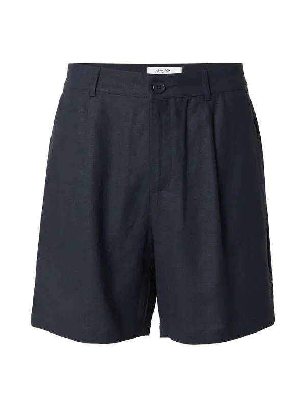 DAN FOX APPAREL DAN FOX APPAREL Hlače z naborki 'Alan'  mornarska