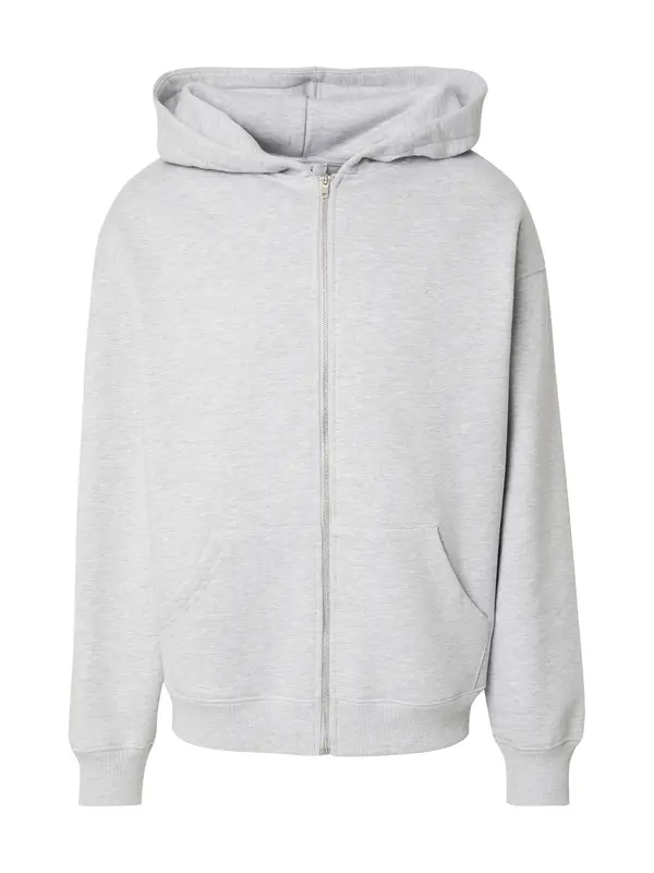 DAN FOX APPAREL DAN FOX APPAREL Jopa na zadrgo 'Fabian'  pegasto siva