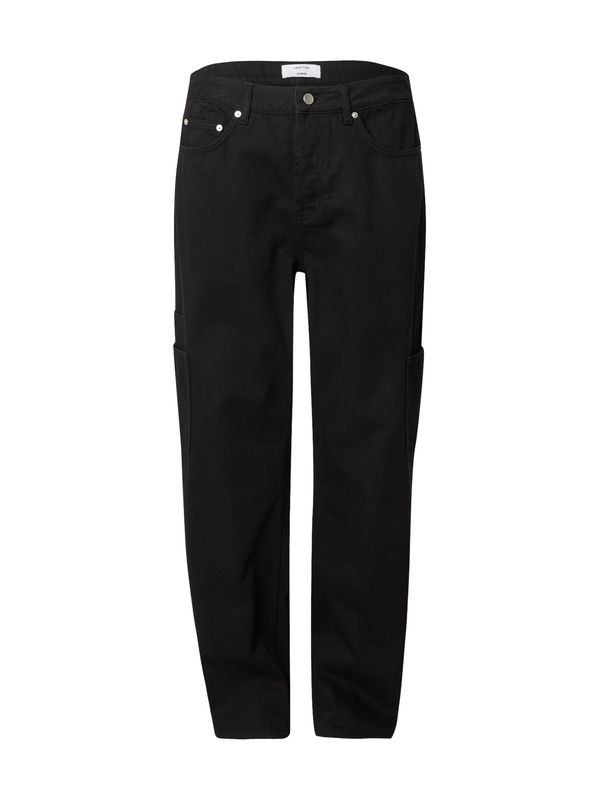 DAN FOX APPAREL DAN FOX APPAREL Kargo kavbojke 'Bennet'  črna