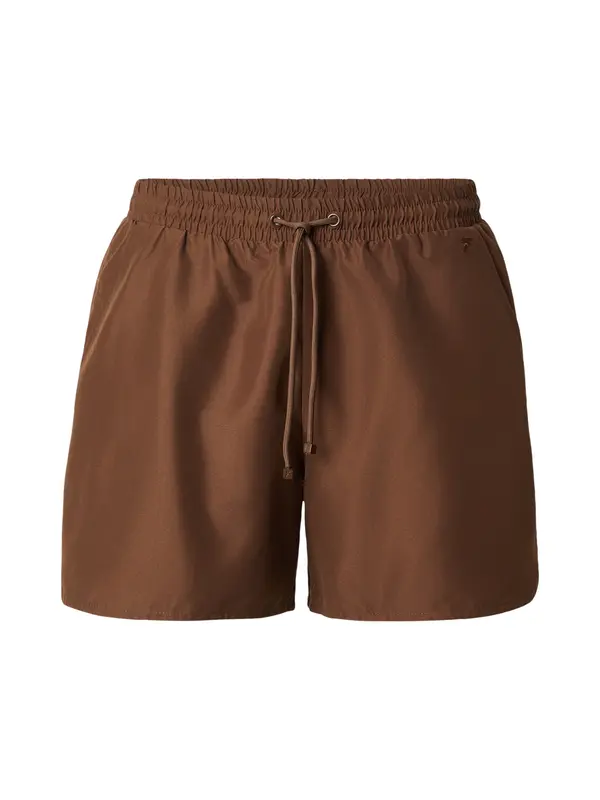 DAN FOX APPAREL DAN FOX APPAREL Kratke kopalne hlače 'Faris'  rjava