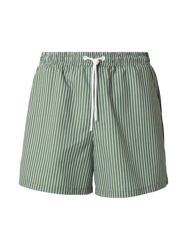 DAN FOX APPAREL DAN FOX APPAREL Kratke kopalne hlače 'Juri'  zelena