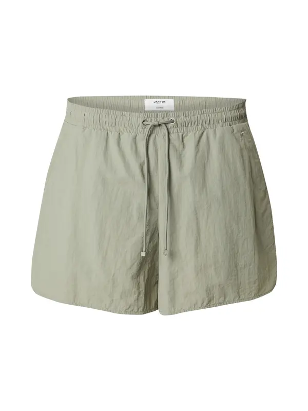 DAN FOX APPAREL DAN FOX APPAREL Kratke kopalne hlače 'Yigit'  temno zelena