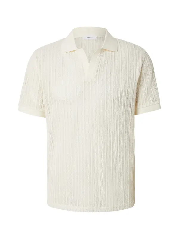 DAN FOX APPAREL DAN FOX APPAREL Majica 'Hennes'  bež / bela