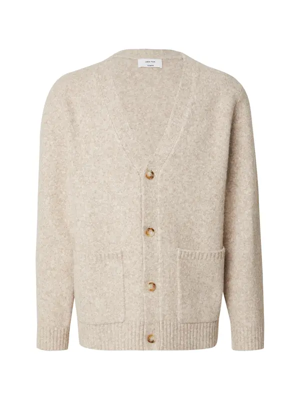 DAN FOX APPAREL DAN FOX APPAREL Pletena jopa 'Maxim'  off-bela