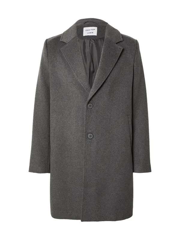 DAN FOX APPAREL DAN FOX APPAREL Prehoden plašč 'Frederik'  temno siva