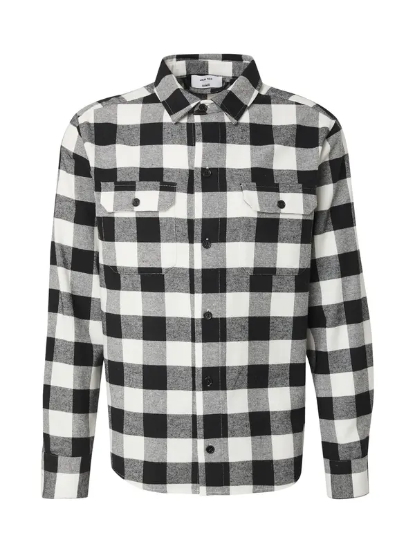DAN FOX APPAREL DAN FOX APPAREL Srajca 'Efe'  črna / bela