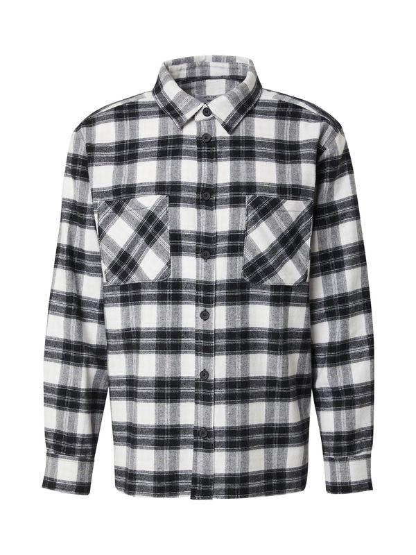 DAN FOX APPAREL DAN FOX APPAREL Srajca 'Mattes'  črna / bela