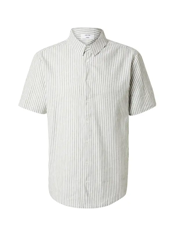 DAN FOX APPAREL DAN FOX APPAREL Srajca 'Selim'  večbarvno zelena / bela