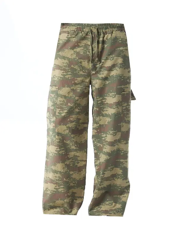 Dandalo Dandalo Hlače  rjava / kaki / temno zelena