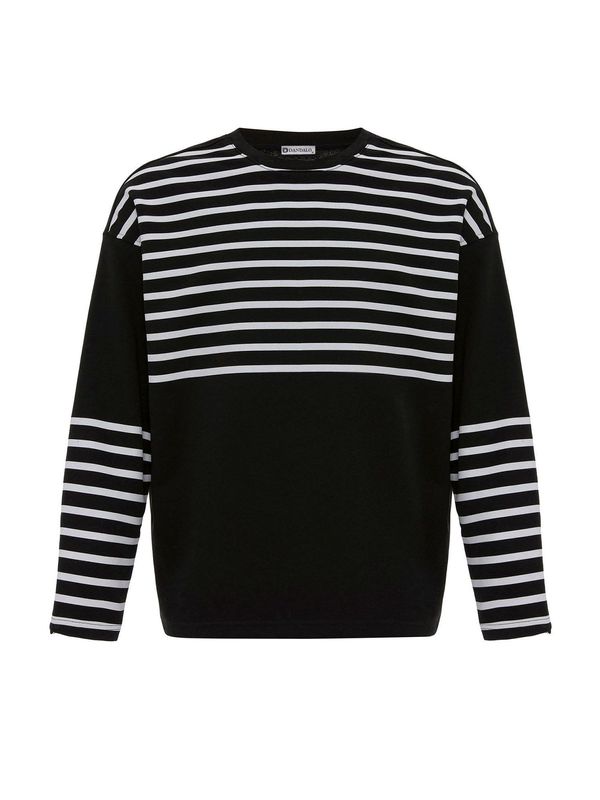 Dandalo Dandalo Majica 'Diogo'  črna / bela