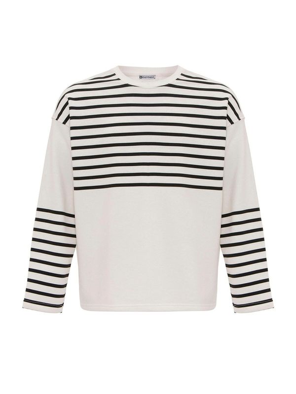 Dandalo Dandalo Majica 'Diogo'  črna / off-bela