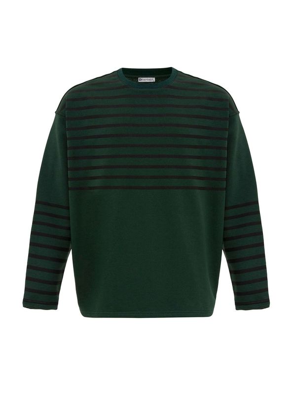 Dandalo Dandalo Majica 'Diogo'  temno zelena / črna