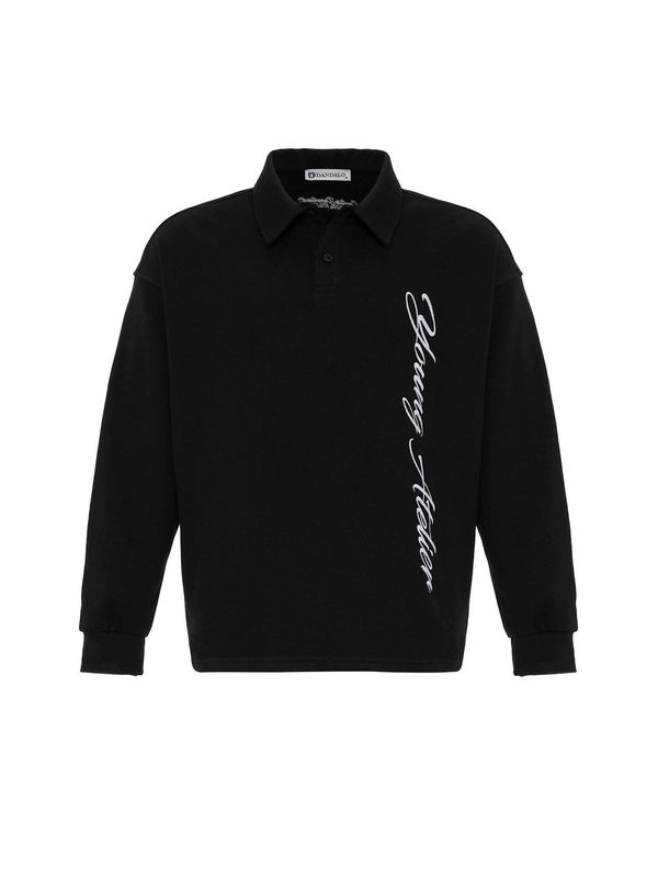 Dandalo Dandalo Majica 'Kaynan'  črna / bela