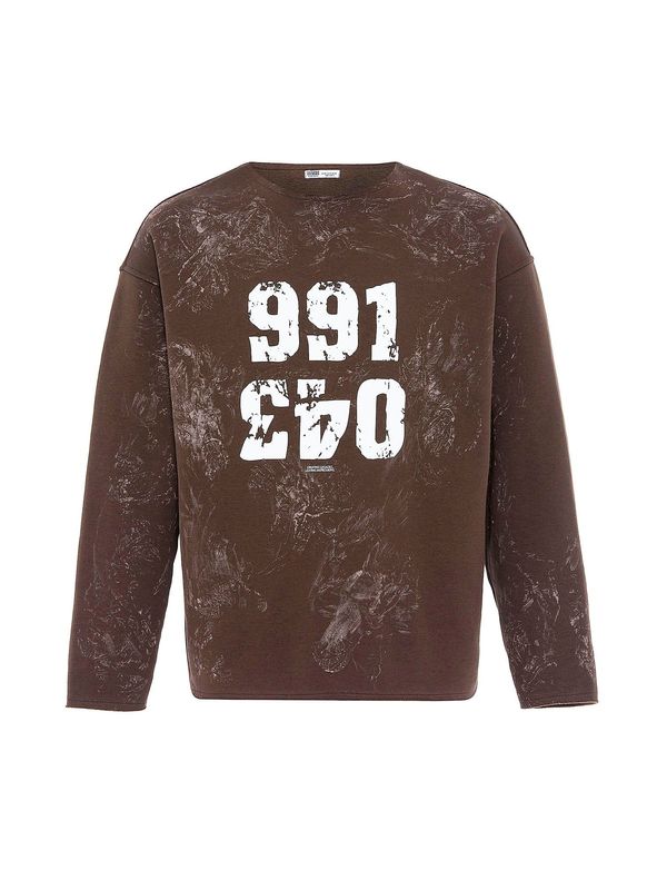 Dandalo Dandalo Majica 'Leomar'  rjava / off-bela