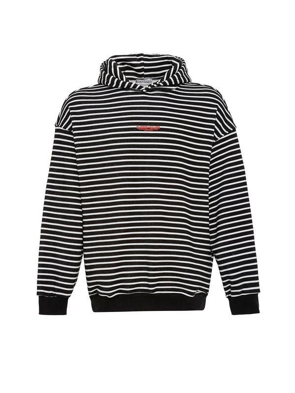 Dandalo Dandalo Majica 'Sheldon'  rdeča / črna / bela