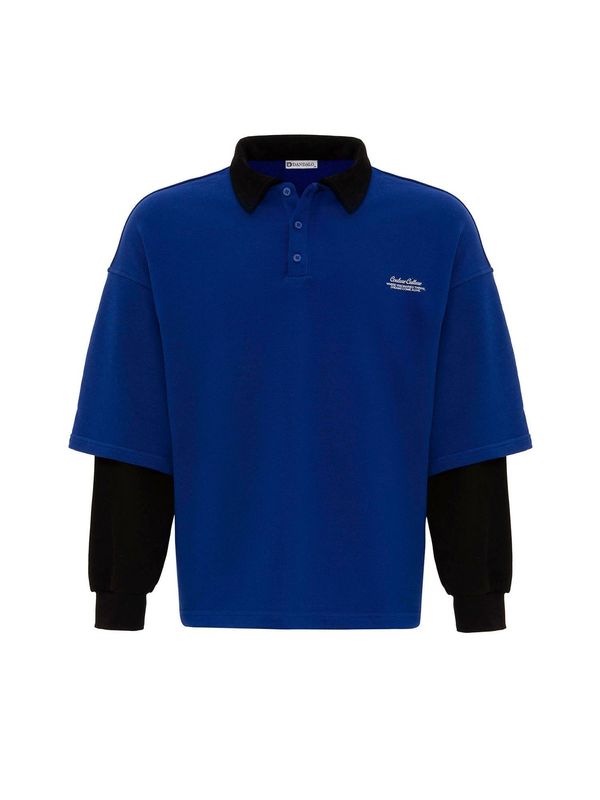 Dandalo Dandalo Majica 'Wender'  kraljevo modra / črna