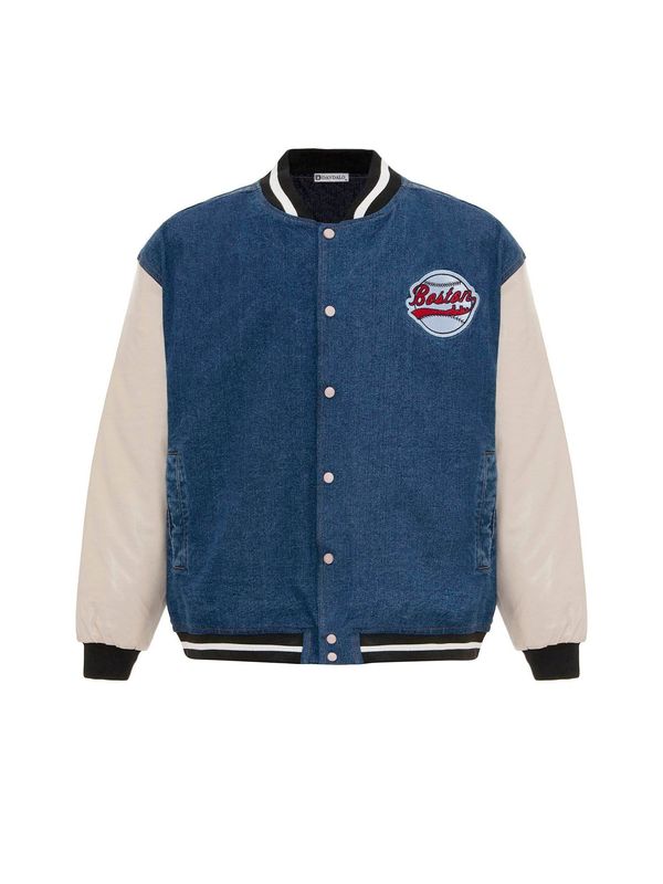 Dandalo Dandalo Prehodna jakna 'Gabriel'  moder denim / pastelno modra / rdeča / bela