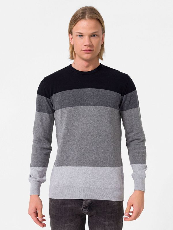 Dandalo Dandalo Pulover  siva / črna