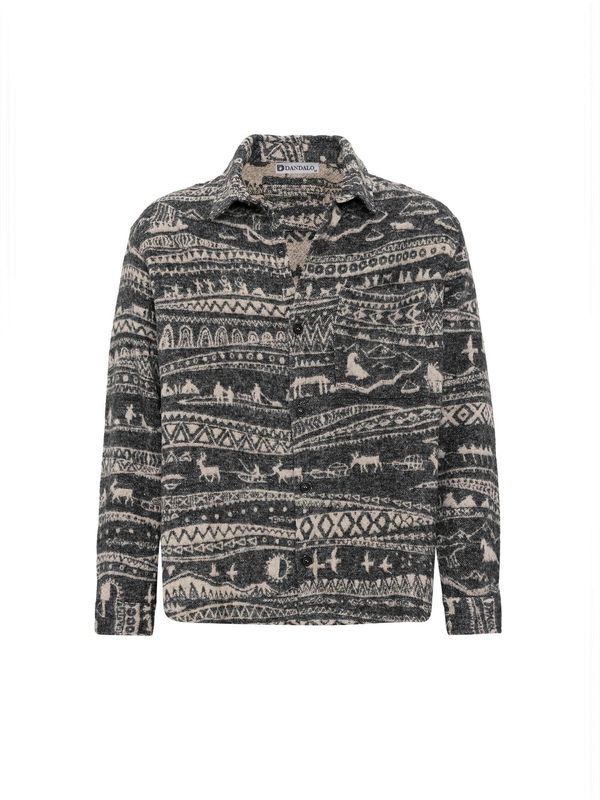 Dandalo Dandalo Srajca 'Daniel'  temno siva / pegasto črna