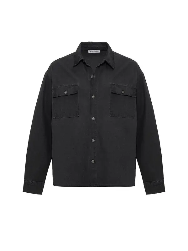 Dandalo Dandalo Srajca 'Renato'  črn denim