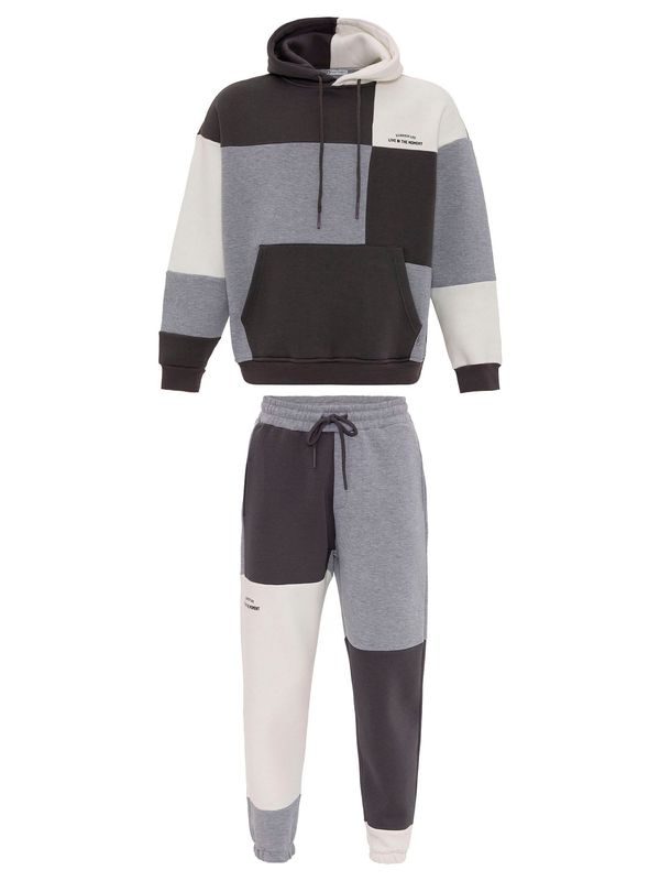 Dandalo Dandalo Trenirka za tek 'Guilherme'  antracit / dimno-siva / off-bela