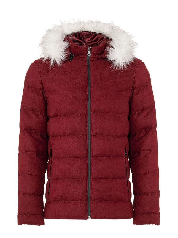 Daniel Hills Daniel Hills Zimska jakna  bordo / črna / bela