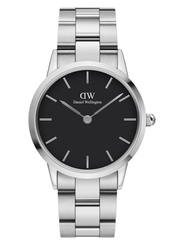 Daniel Wellington Daniel Wellington Analogna ura 'Iconic Link S Black'  srebrna