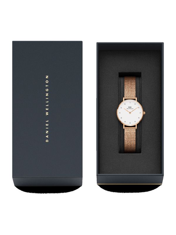 Daniel Wellington Daniel Wellington Analogna ura 'Melrose'  rožnato zlata / bela