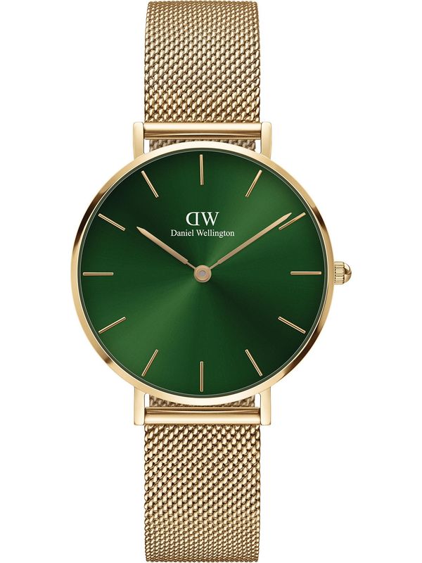 Daniel Wellington Daniel Wellington Analogna ura 'Petite Emerald G Green'  zlata