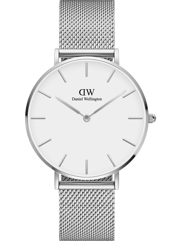 Daniel Wellington Daniel Wellington Analogna ura 'Petite Sterling S White'  srebrna