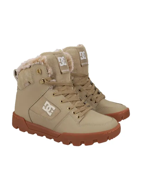 DC Shoes DC Shoes Gležnarji z vezalkami 'MANTECA 4'  temno bež