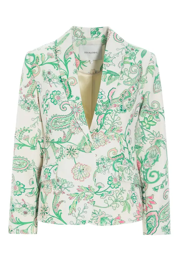 Dea Kudibal Dea Kudibal Blazer 'Zinsadea'  večbarvno zelena / bela