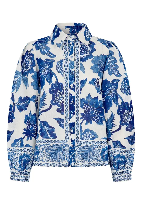 Dea Kudibal Dea Kudibal Bluza 'Siomadea Ns'  modra / bela
