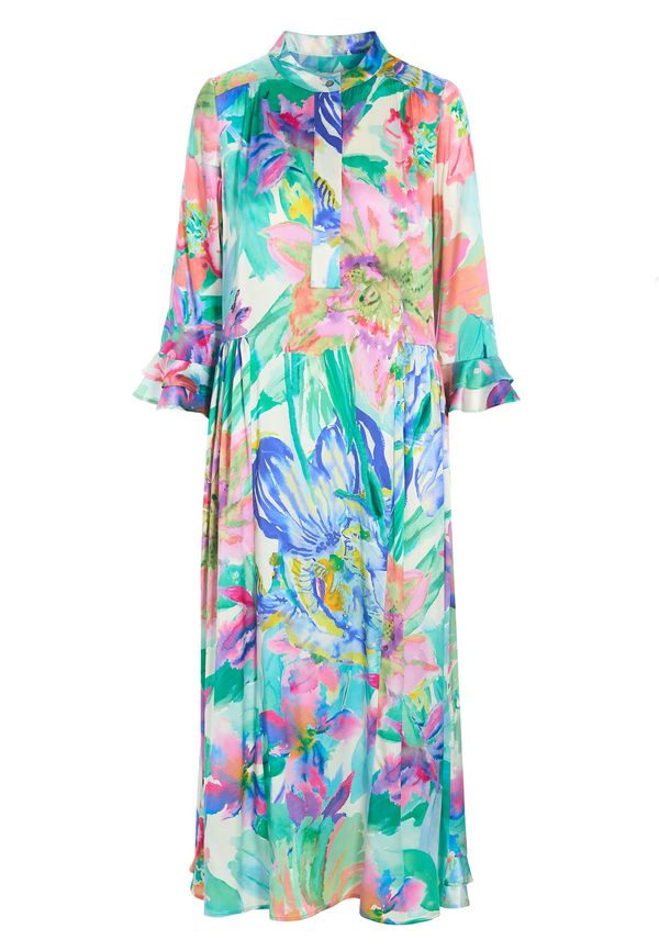 Dea Kudibal Dea Kudibal Dolga srajca 'Rosannadea'  temno modra / žad / roza / bela