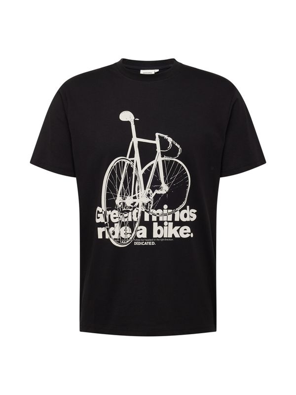 DEDICATED. DEDICATED. Majica 'Stockholm Bike'  črna / bela