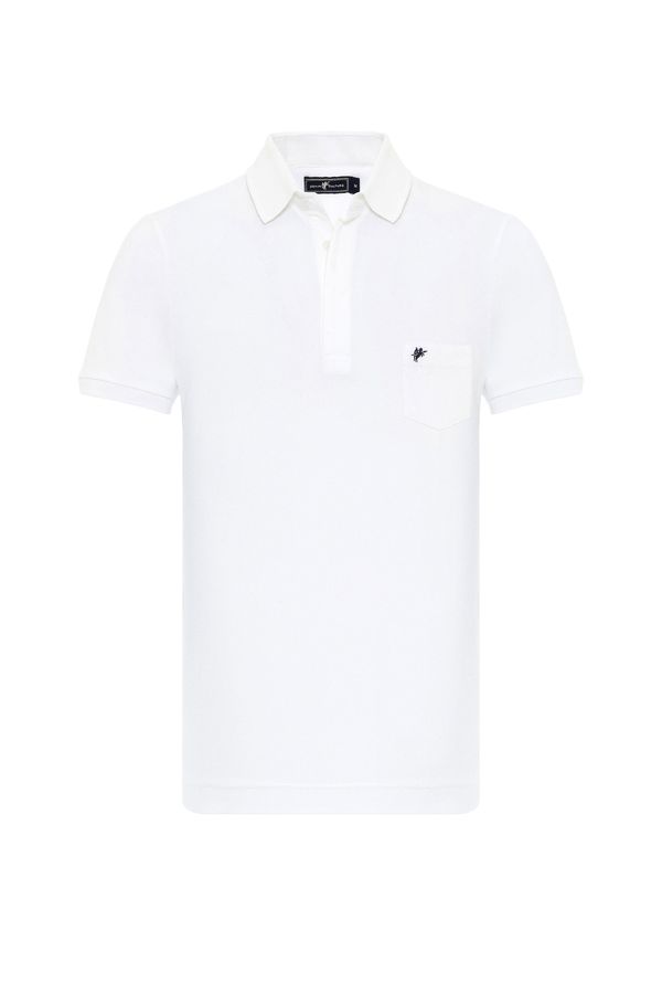 DENIM CULTURE DENIM CULTURE Majica 'ALARIC'  črna / bela