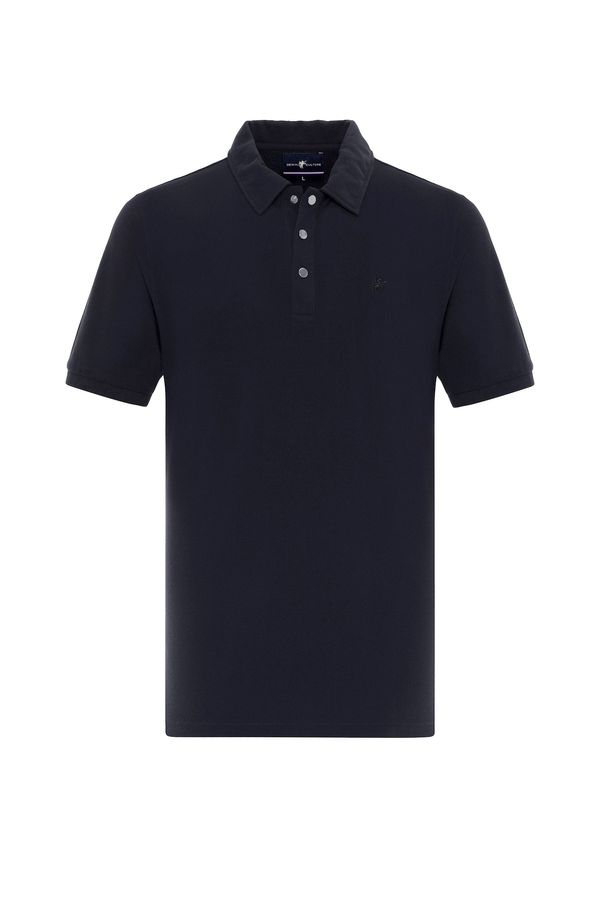 DENIM CULTURE DENIM CULTURE Majica 'KYROS'  nočno modra