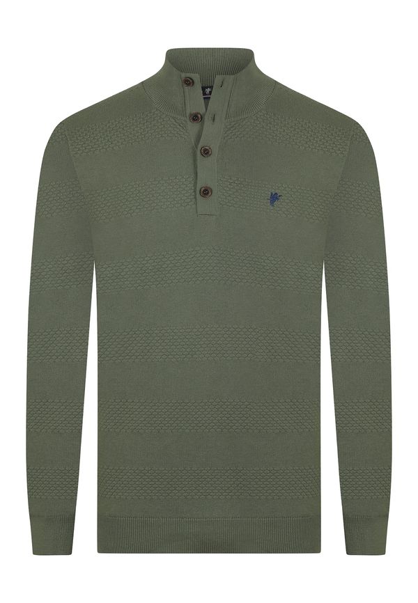 DENIM CULTURE DENIM CULTURE Pulover 'Chandler'  zelena